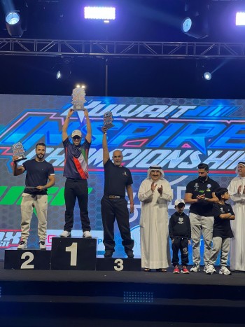 Yacoub Al-Omani gets third place in the km category in the Inspire Sports Club Championship