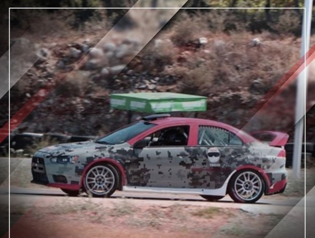 The two contestants, Mohammed and Youssef Al-Dhafiri, participate in the Lebanon International Rally